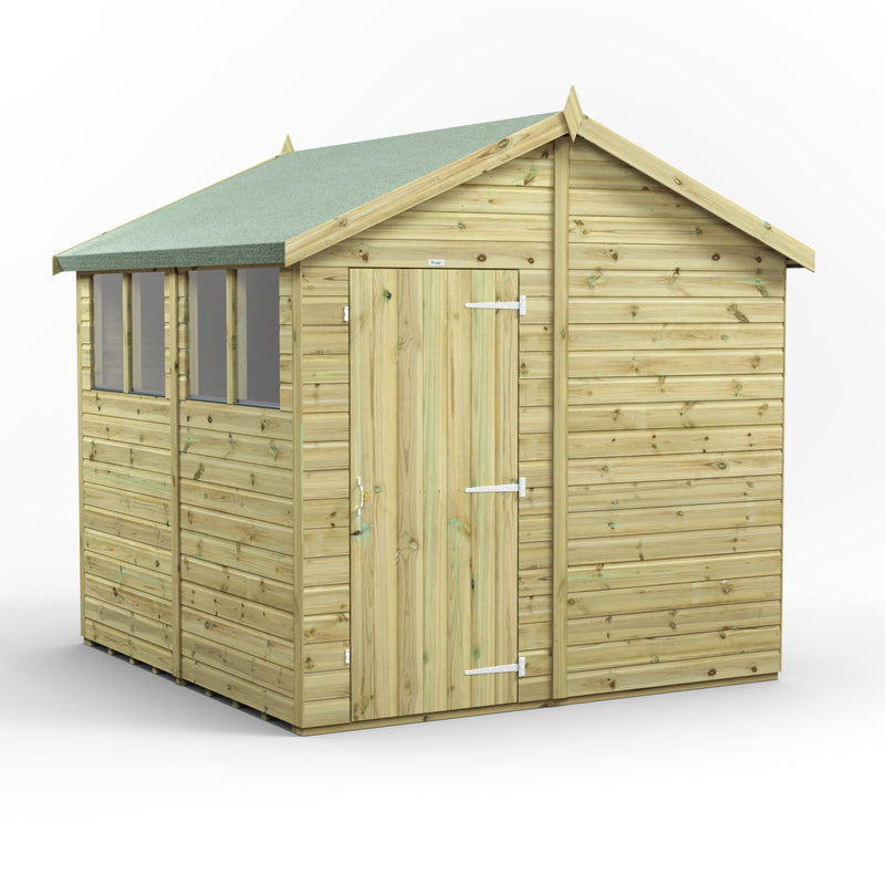 Fast Delivery Power Premium Shiplap Apex Shed