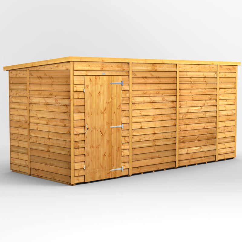 Fast Delivery Windowless Purewell Power Overlap Pent Shed