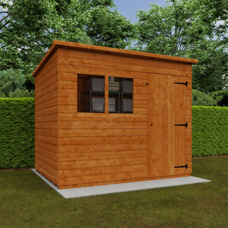 The Purewell Shiplap Pent Wooden Shed
