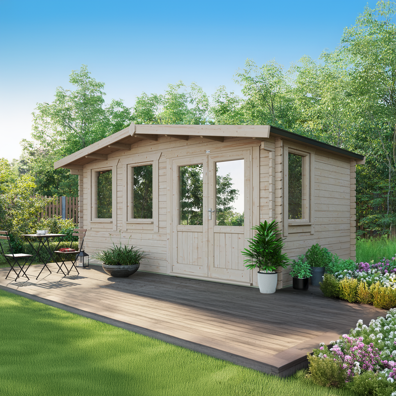 Express Power Classic Chalet Log Cabin 44mm
