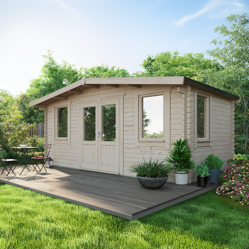 Express Power Classic Chalet Log Cabin 44mm
