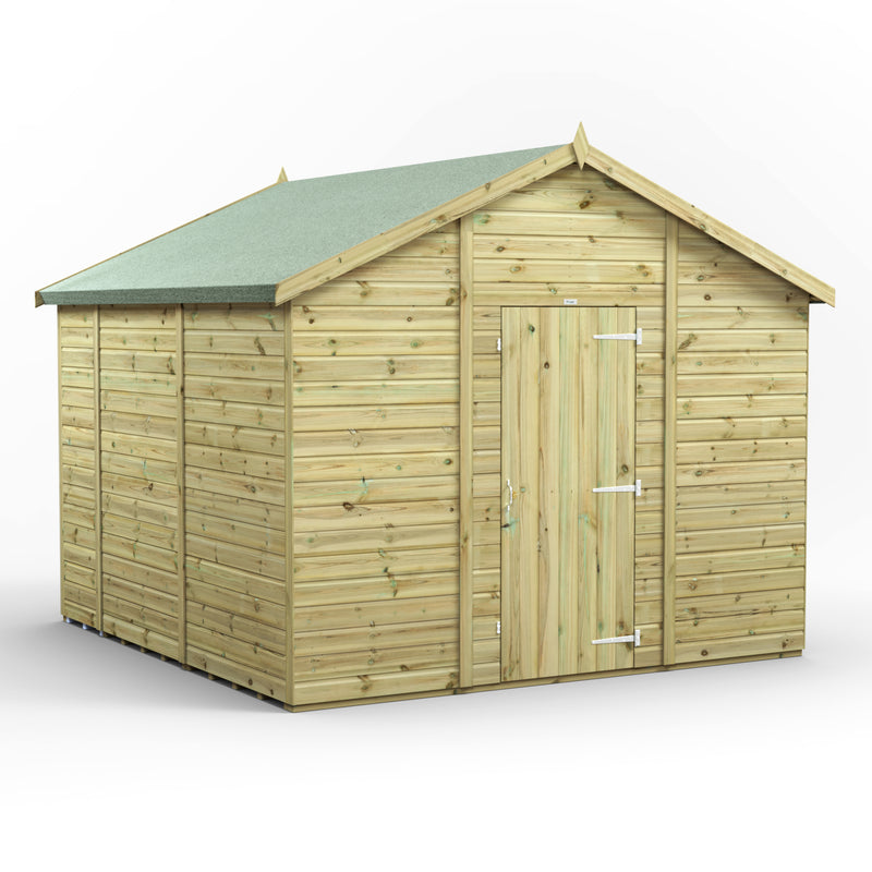 Fast Delivery Power Premium Windowless Shiplap Apex Shed