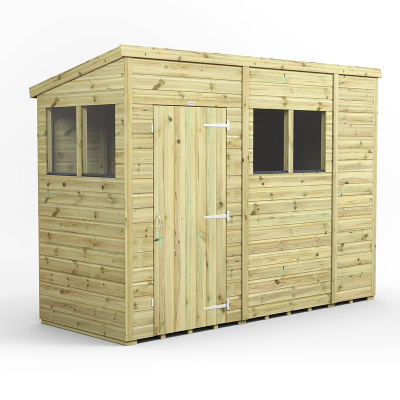 Fast Delivery Power Premium Shiplap Pent Shed