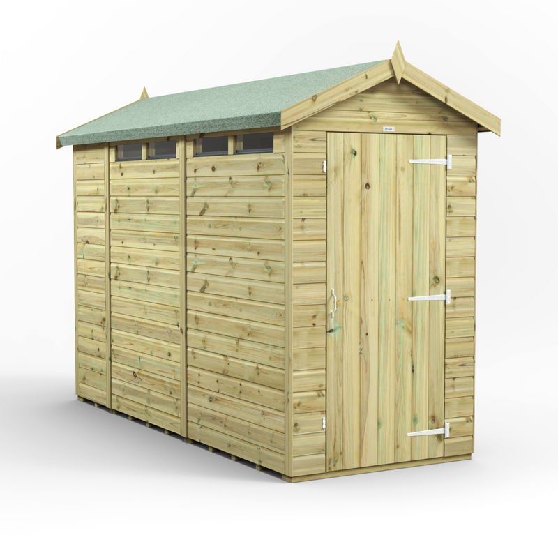 Fast Delivery Purewell Power Premium Security Shiplap Apex Shed