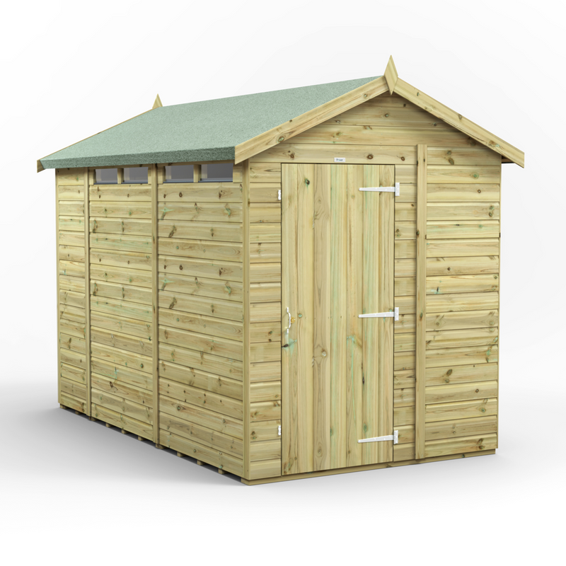 Fast Delivery Purewell Power Premium Security Shiplap Apex Shed