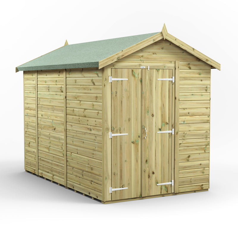 Extras | Double Door Option | Fast Delivery Power Premium Windowless Shiplap Apex Shed