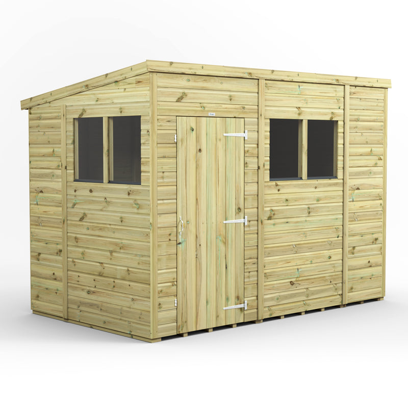 Fast Delivery Power Premium Shiplap Pent Shed