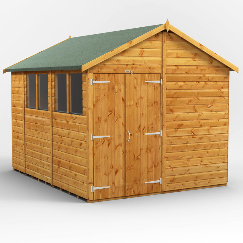 Extras | Double Door Option | Fast Delivery Power Premium Shiplap Apex Shed