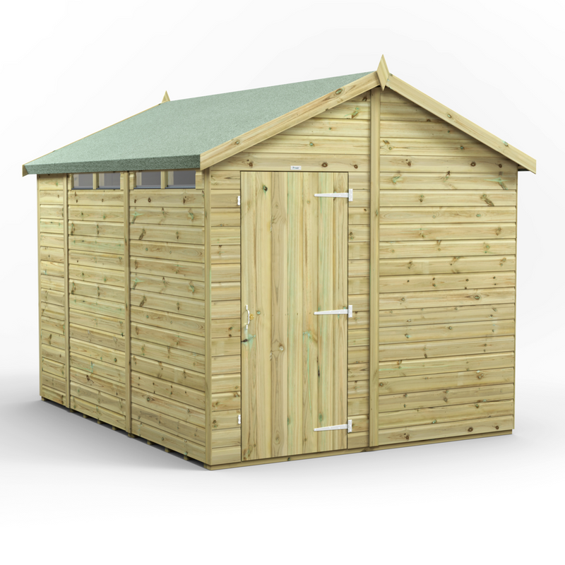 Fast Delivery Purewell Power Premium Security Shiplap Apex Shed