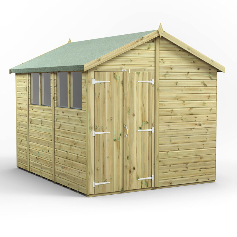 Extras | Double Door Option | Fast Delivery Power Premium Shiplap Apex Shed