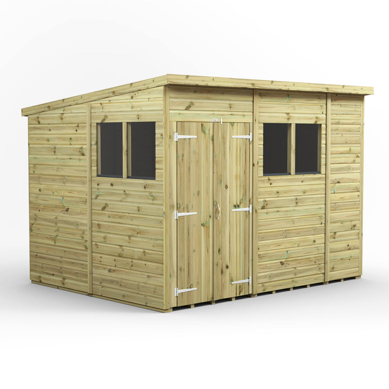 Extras | Double Door Option | Fast Delivery Power Premium Shiplap Pent Shed