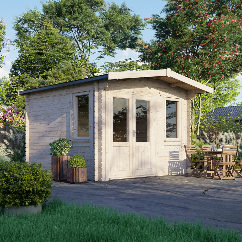 Express Power Classic Chalet Log Cabin 44mm