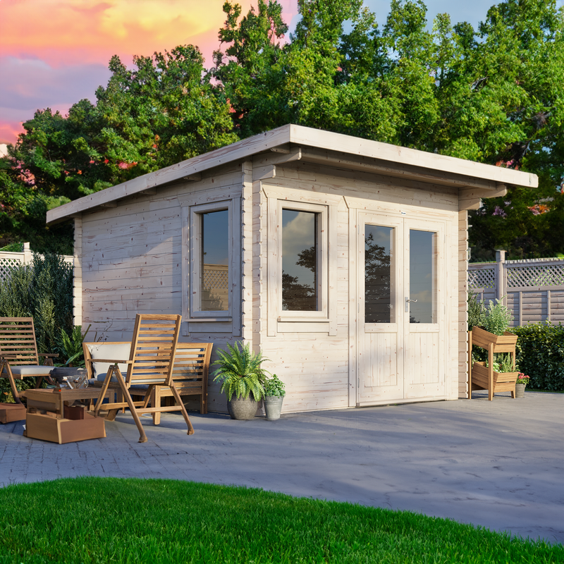 Express Power Classic Pent Log Cabin