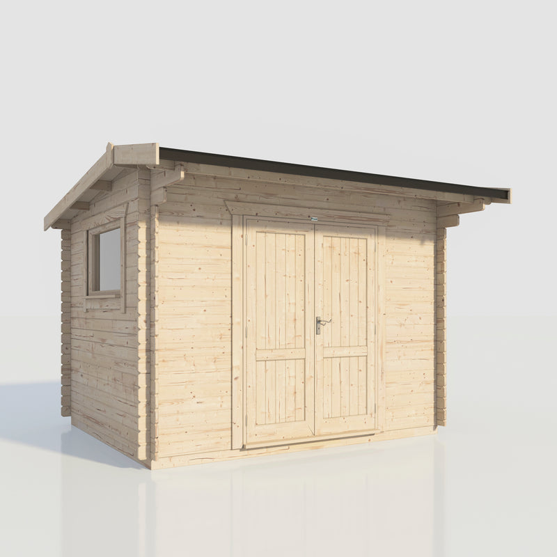 Fast Delivery 28mm Power Offset Apex Workshop Log Cabin
