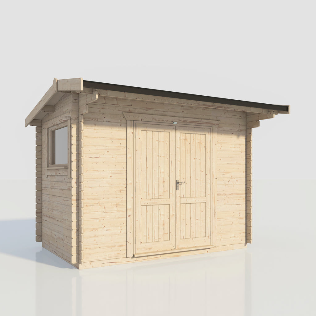 Fast Delivery 28mm Power Offset Apex Workshop Log Cabin
