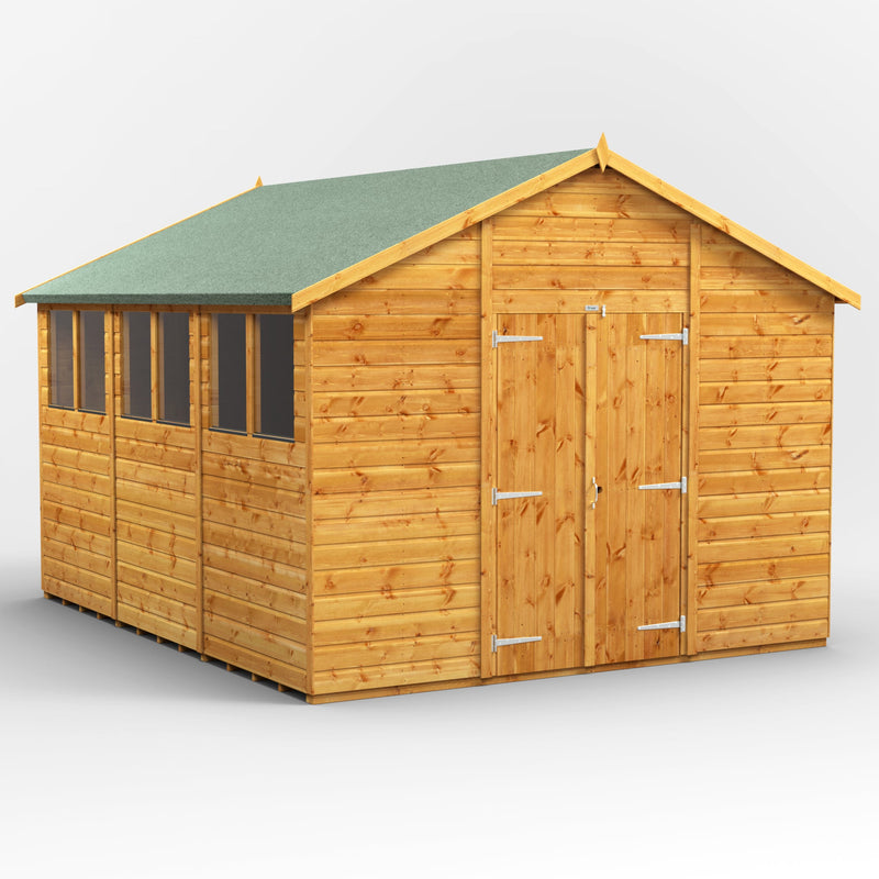 Extras | Double Door Option | Fast Delivery Power Premium Shiplap Apex Shed