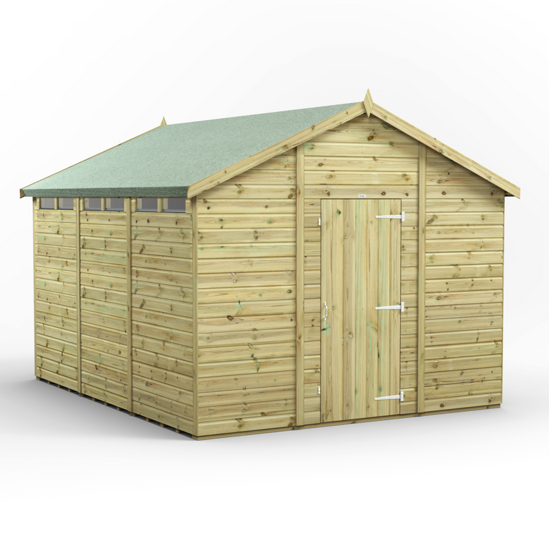 Fast Delivery Purewell Power Premium Security Shiplap Apex Shed