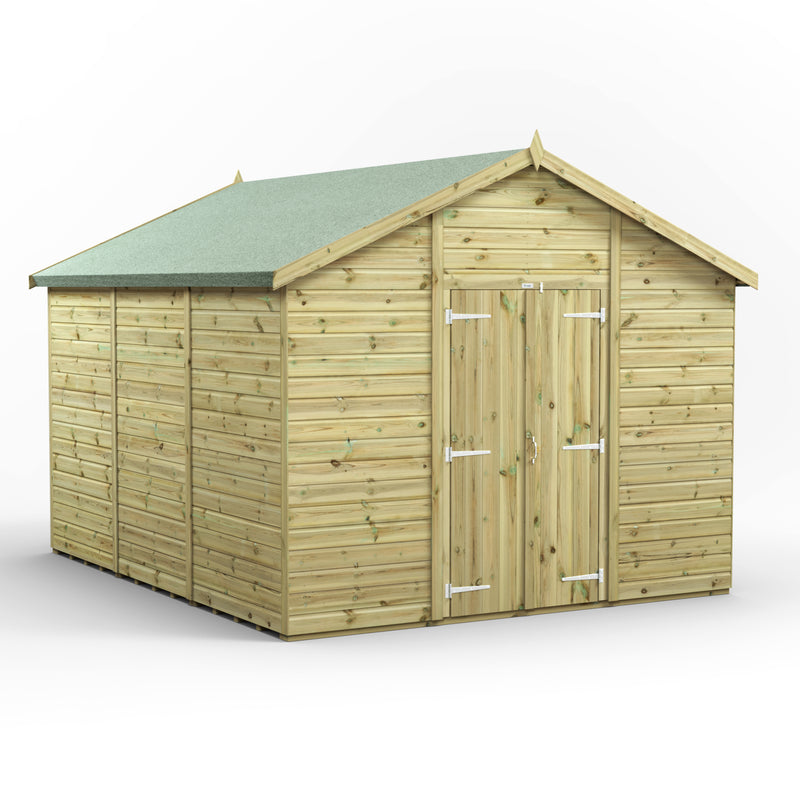 Extras | Double Door Option | Fast Delivery Power Premium Windowless Shiplap Apex Shed