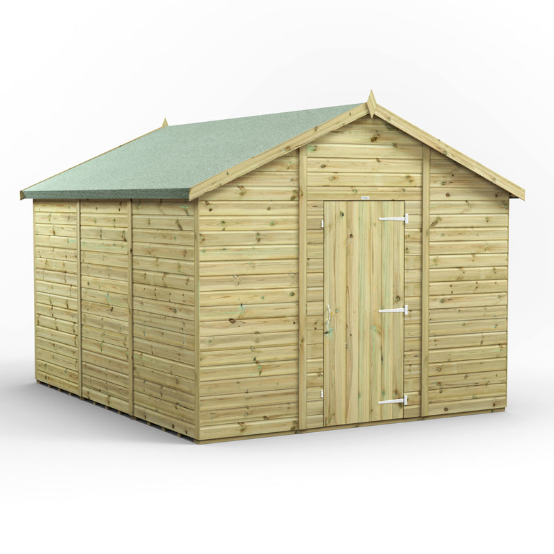 Fast Delivery Power Premium Windowless Shiplap Apex Shed