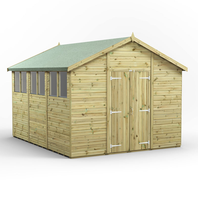 Extras | Double Door Option | Fast Delivery Power Premium Shiplap Apex Shed