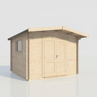 Fast Delivery 28mm Power Chalet Workshop Log Cabin