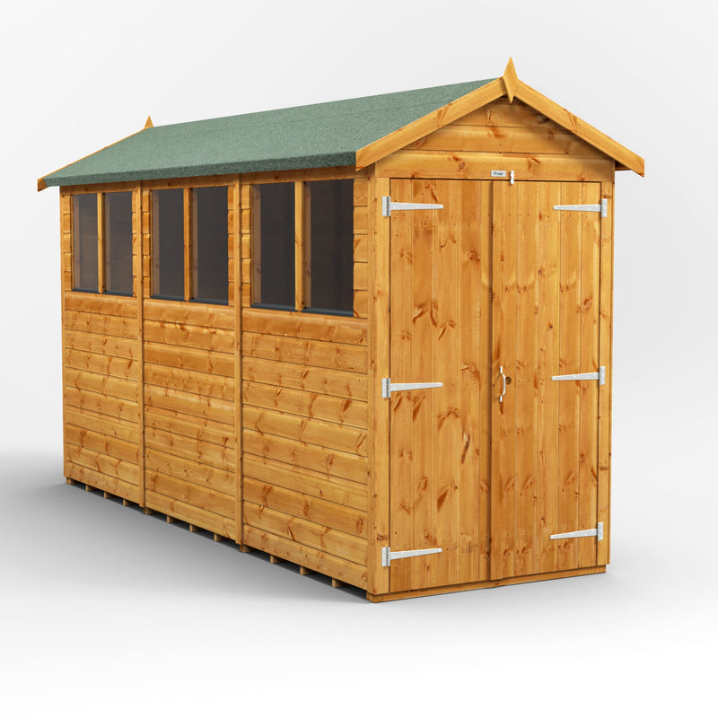 Extras | Double Door Option | Fast Delivery Power Premium Shiplap Apex Shed