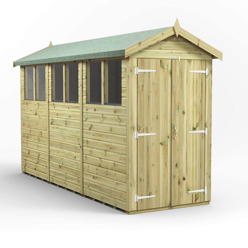 Extras | Double Door Option | Fast Delivery Power Premium Shiplap Apex Shed