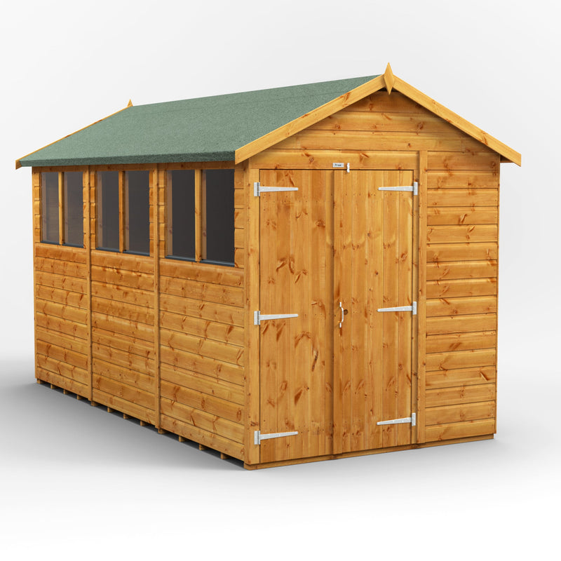 Extras | Double Door Option | Fast Delivery Power Premium Shiplap Apex Shed