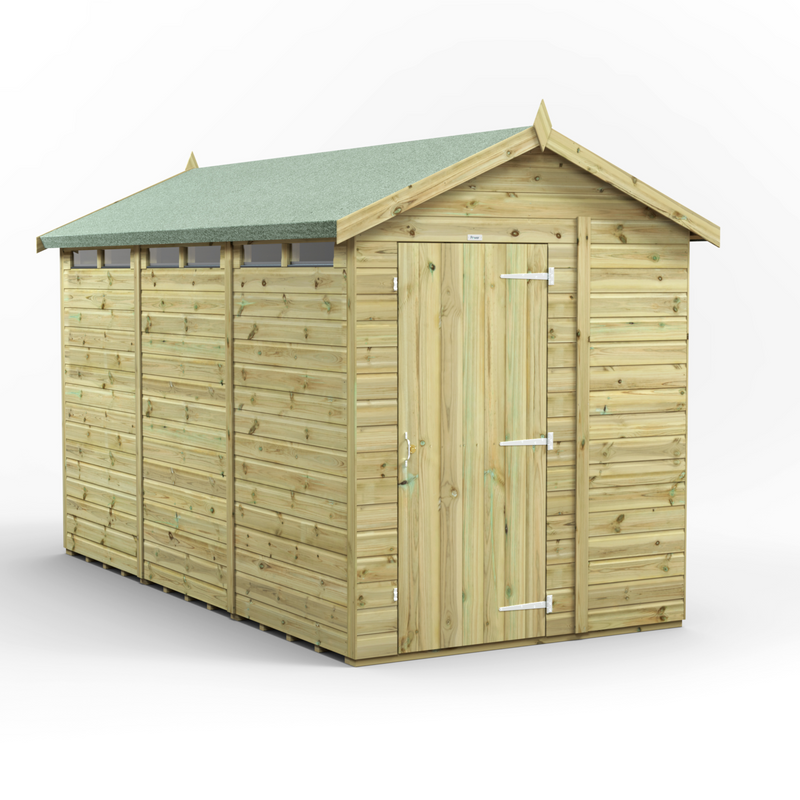 Fast Delivery Purewell Power Premium Security Shiplap Apex Shed