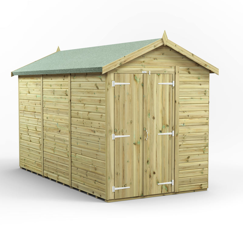 Extras | Double Door Option | Fast Delivery Power Premium Windowless Shiplap Apex Shed