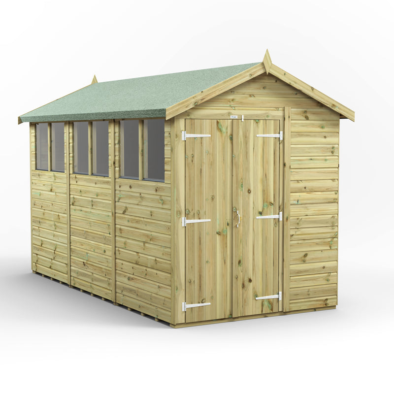 Extras | Double Door Option | Fast Delivery Power Premium Shiplap Apex Shed