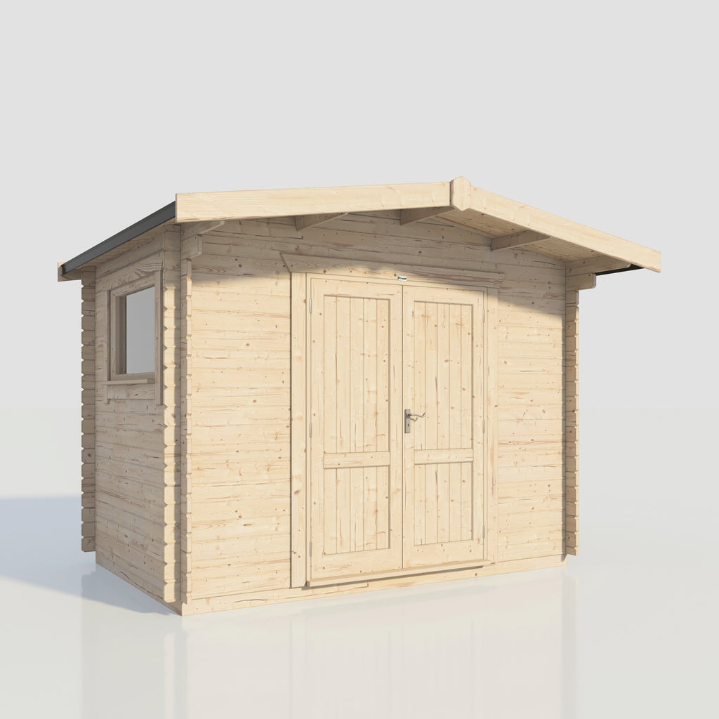 Fast Delivery 28mm Power Chalet Workshop Log Cabin