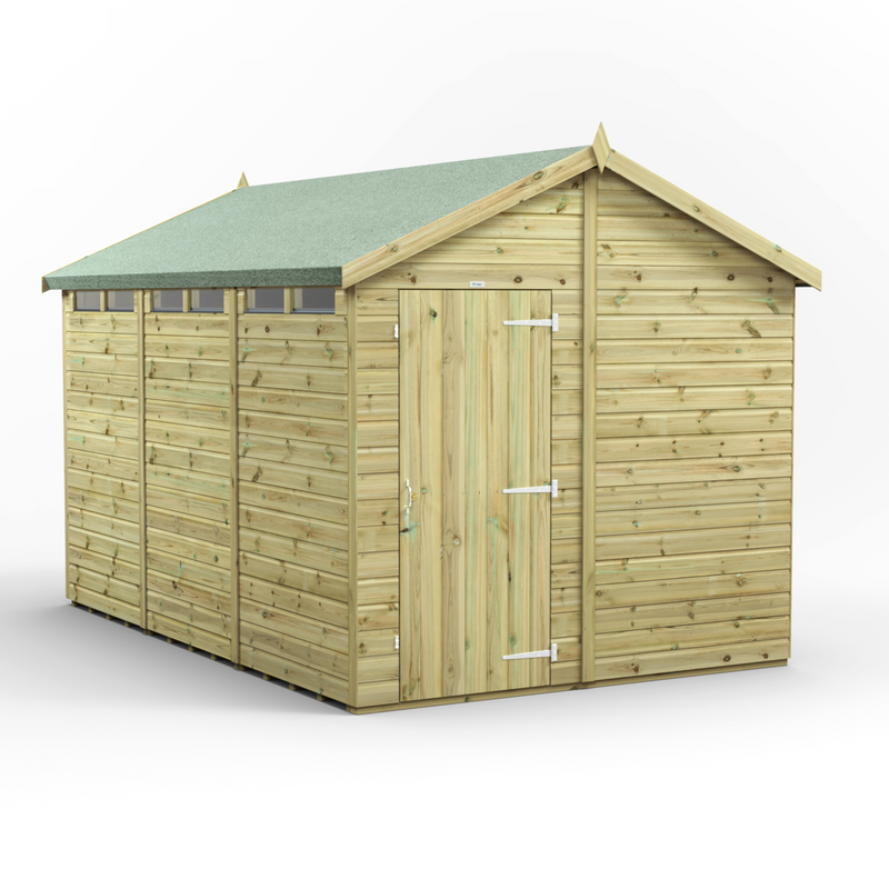 Fast Delivery Purewell Power Premium Security Shiplap Apex Shed