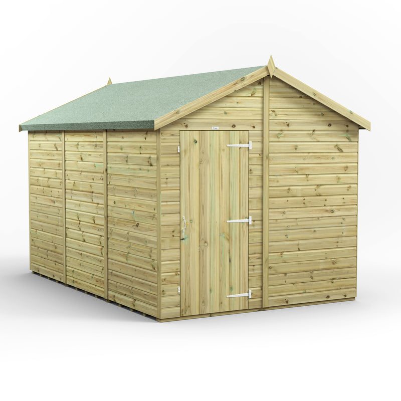 Fast Delivery Power Premium Windowless Shiplap Apex Shed