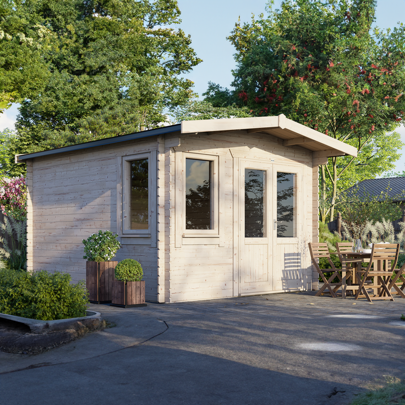Express Power Classic Chalet Log Cabin 44mm