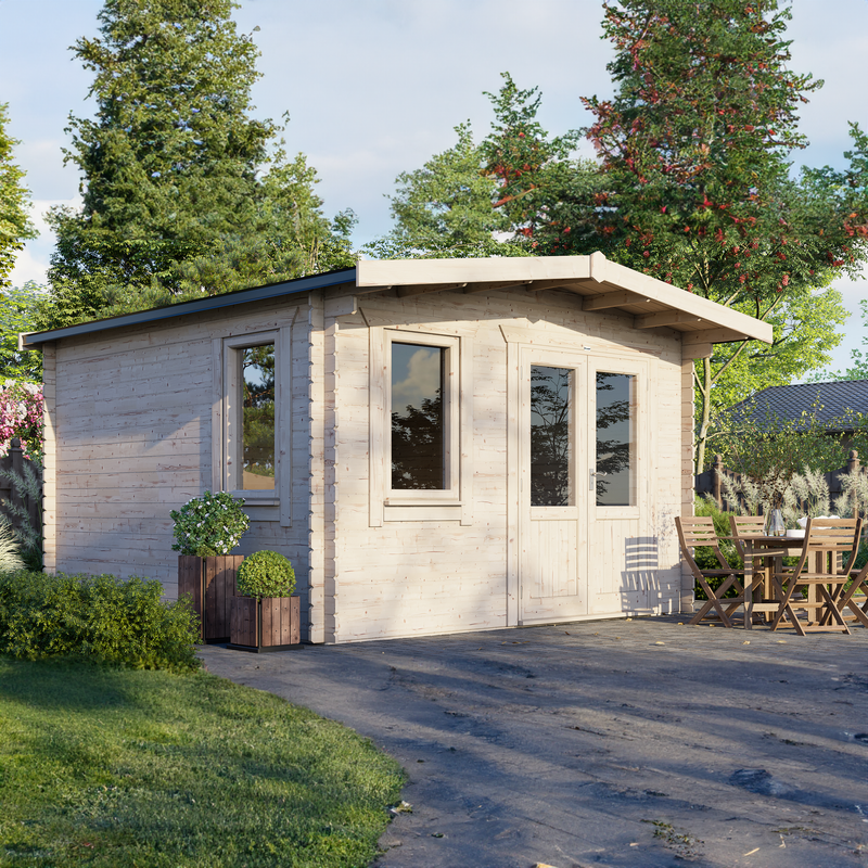 Express Power Classic Chalet Log Cabin 44mm