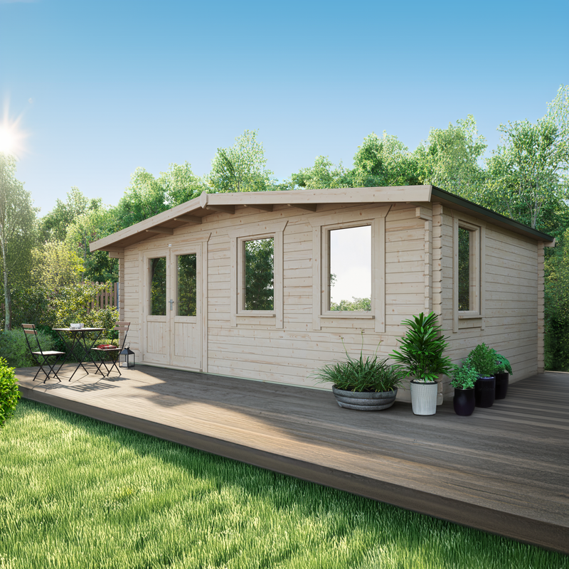 Express Power Classic Chalet Log Cabin 44mm