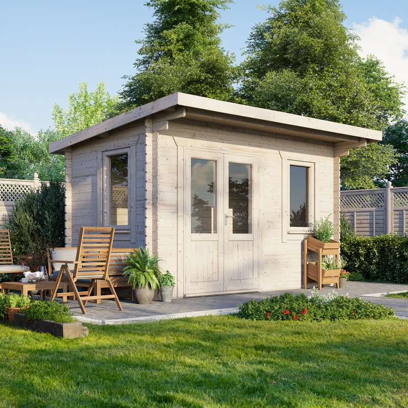 Express Power Classic Pent Log Cabin