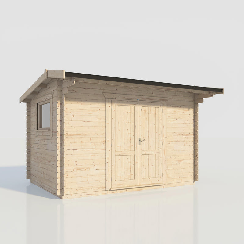 Fast Delivery 28mm Power Offset Apex Workshop Log Cabin