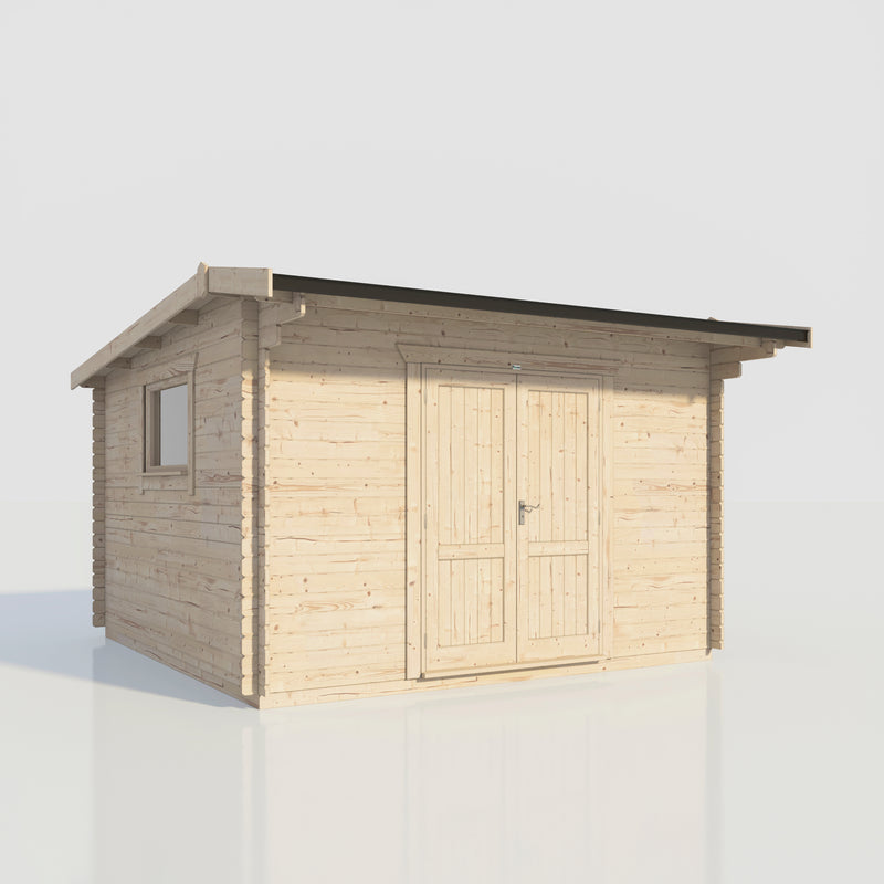 Fast Delivery 28mm Power Offset Apex Workshop Log Cabin