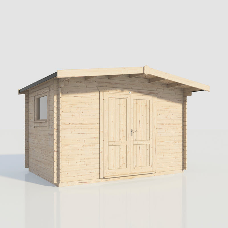Fast Delivery 28mm Power Chalet Workshop Log Cabin