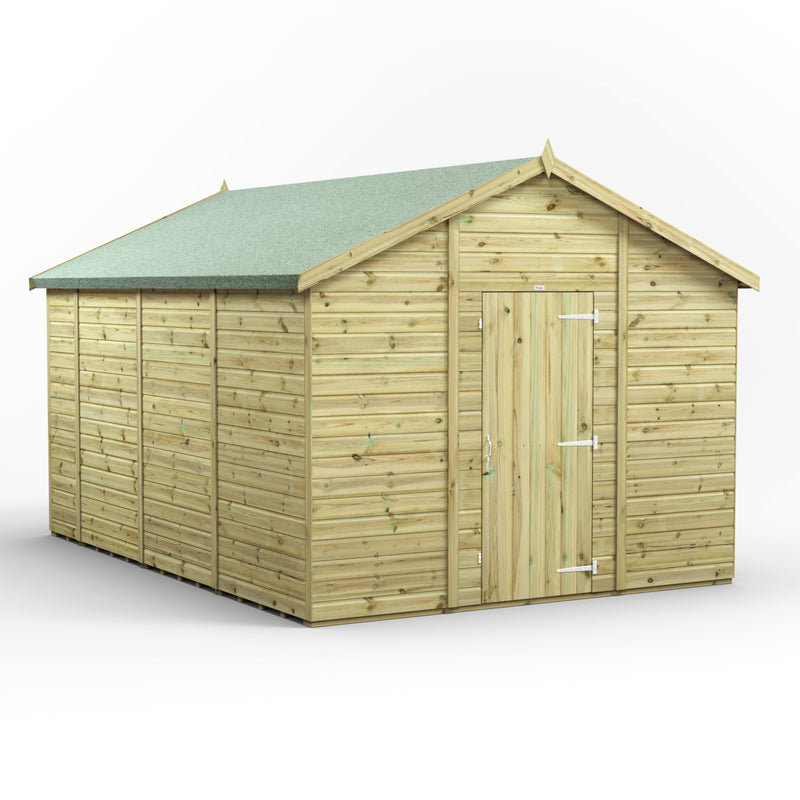 Fast Delivery Power Premium Windowless Shiplap Apex Shed
