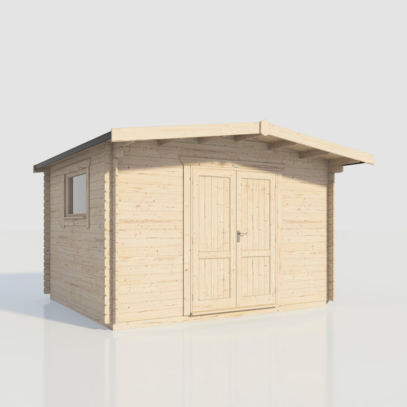 Fast Delivery 28mm Power Chalet Workshop Log Cabin