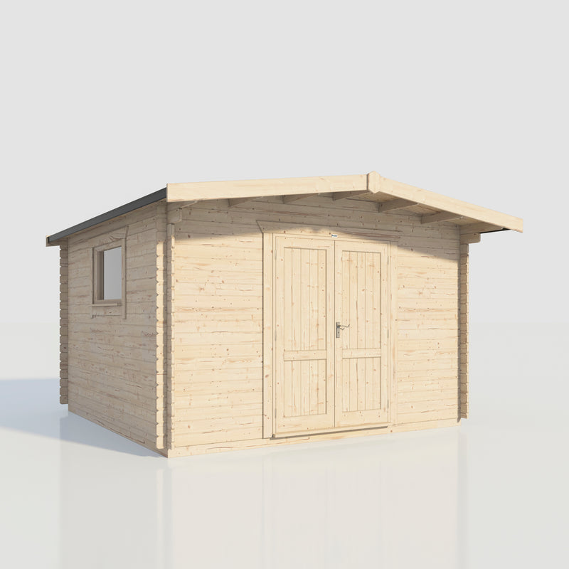 Fast Delivery 28mm Power Chalet Workshop Log Cabin
