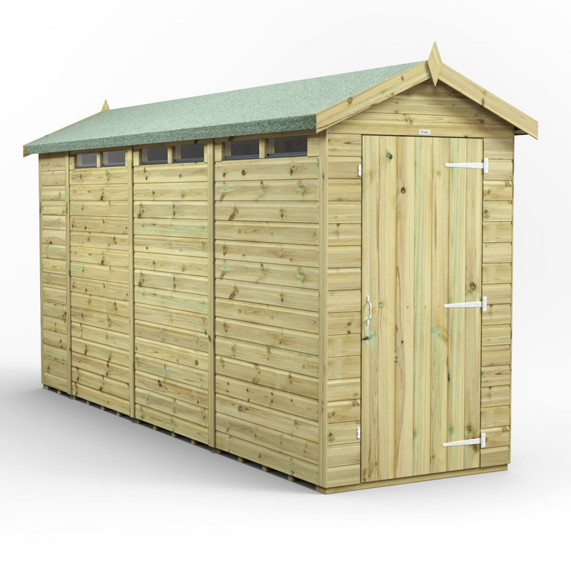 Fast Delivery Purewell Power Premium Security Shiplap Apex Shed