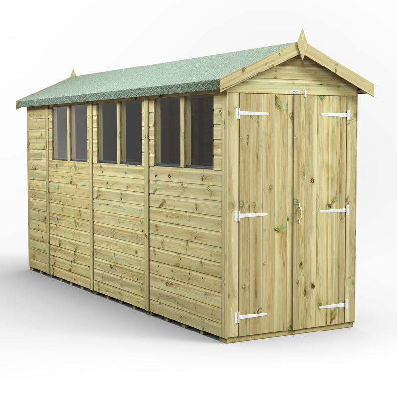 Extras | Double Door Option | Fast Delivery Power Premium Shiplap Apex Shed