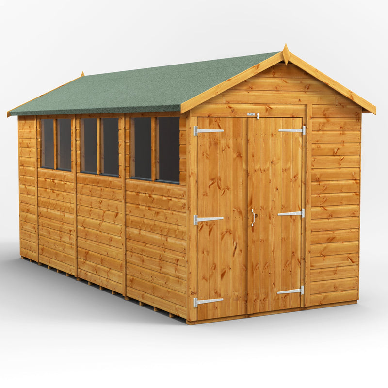 Extras | Double Door Option | Fast Delivery Power Premium Shiplap Apex Shed