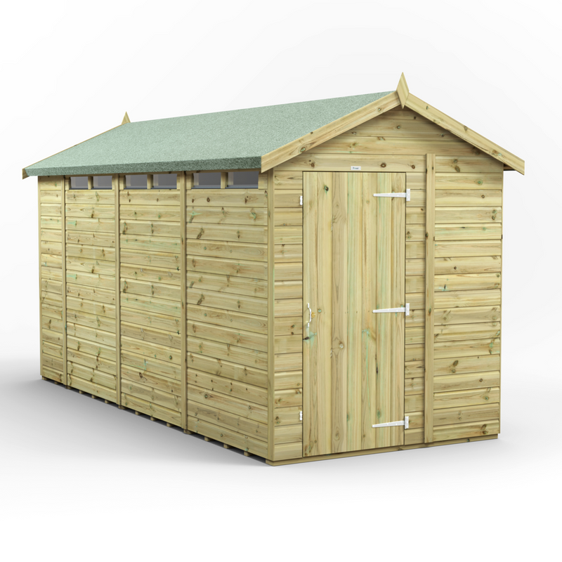 Fast Delivery Purewell Power Premium Security Shiplap Apex Shed