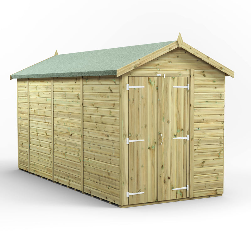 Extras | Double Door Option | Fast Delivery Power Premium Windowless Shiplap Apex Shed