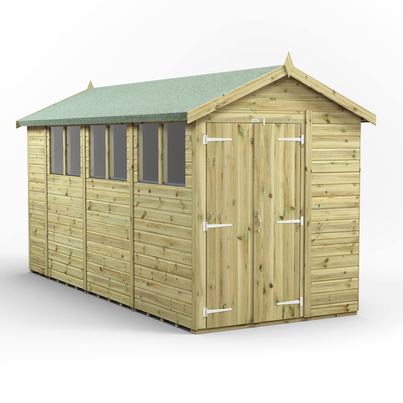 Extras | Double Door Option | Fast Delivery Power Premium Shiplap Apex Shed